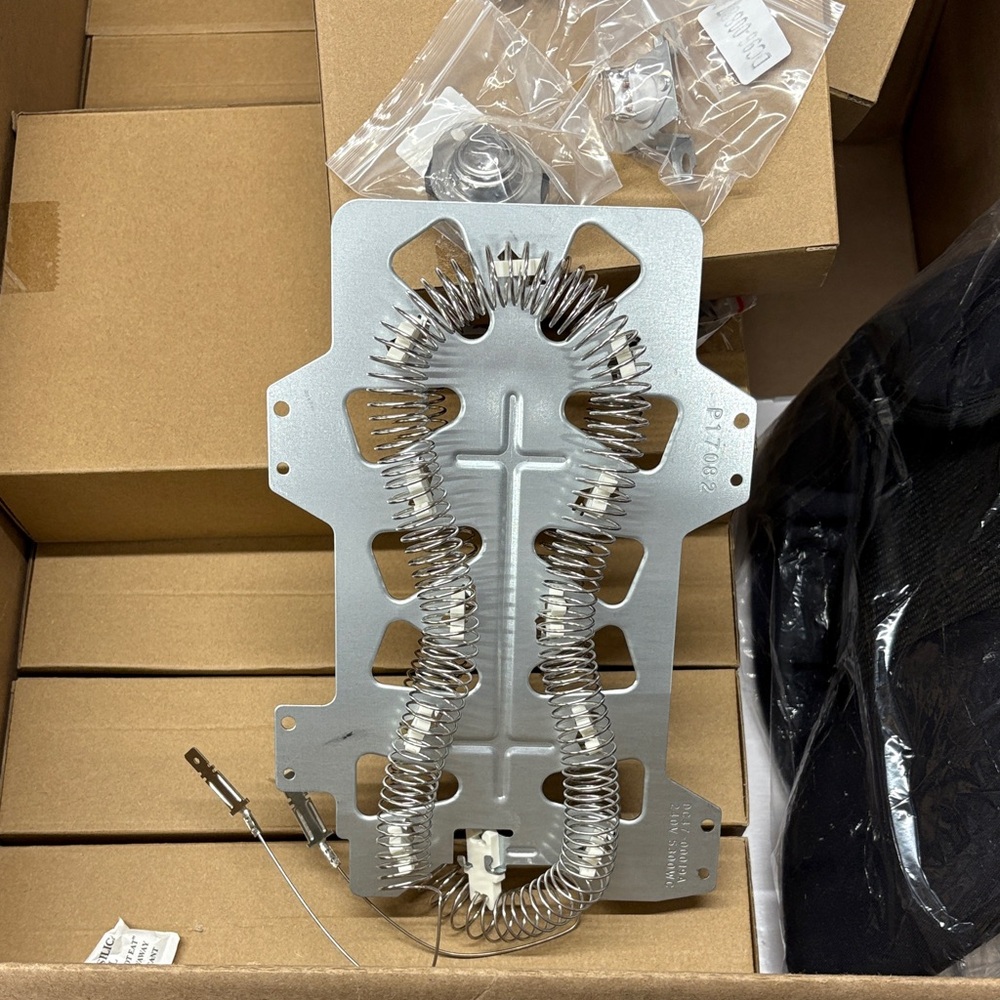 Metal Appliance Heating Element with Coil Springs - Silver